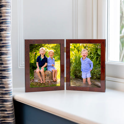 Maple Double Hinged Medium Photo Frame