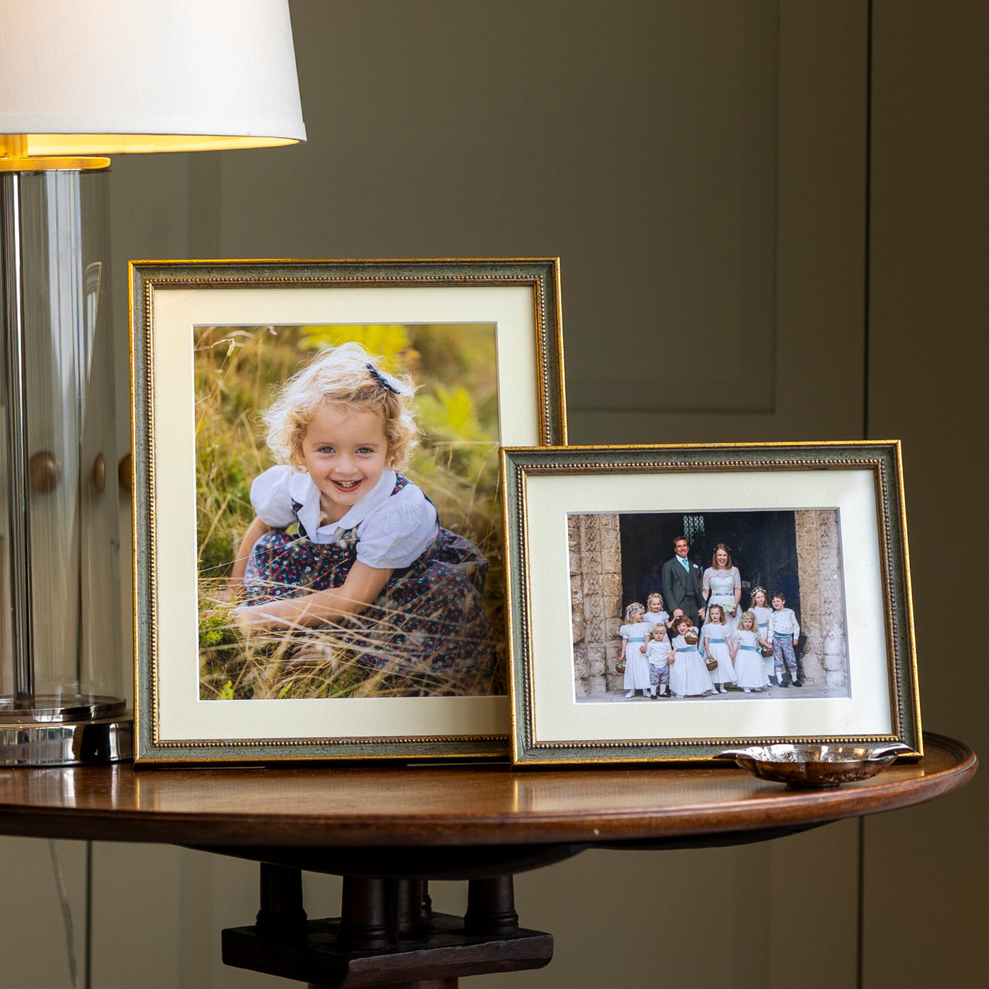 Marbled Bead Mounted Photo Frame