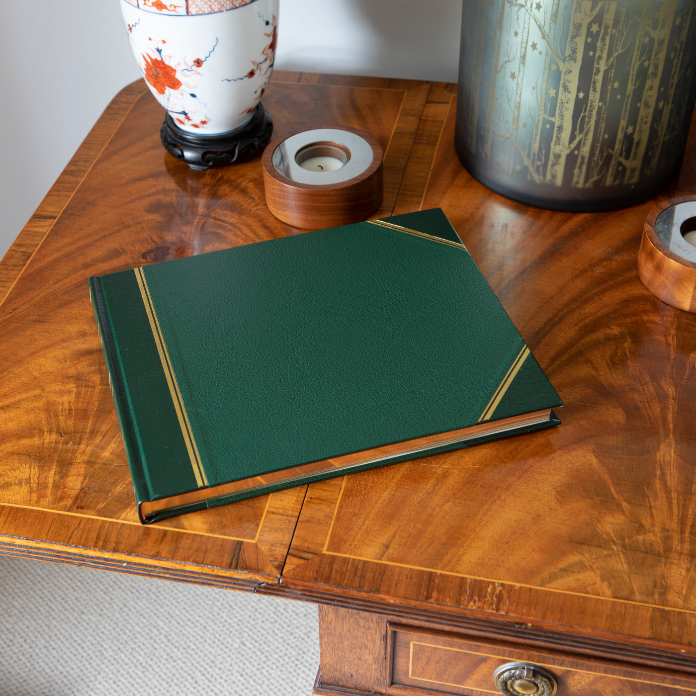 Green Traditional Book of Condolence