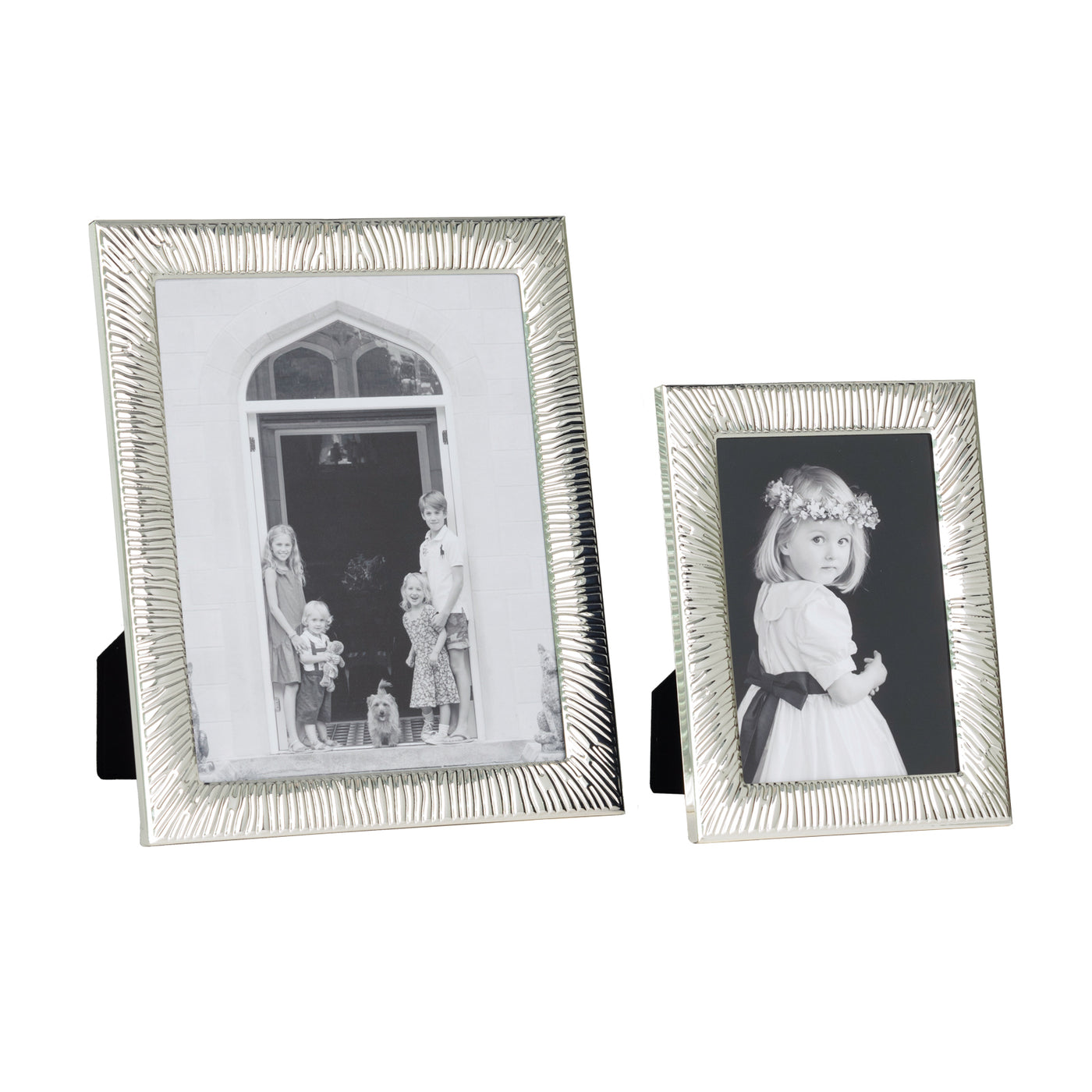 Linear Silver Photo Frame