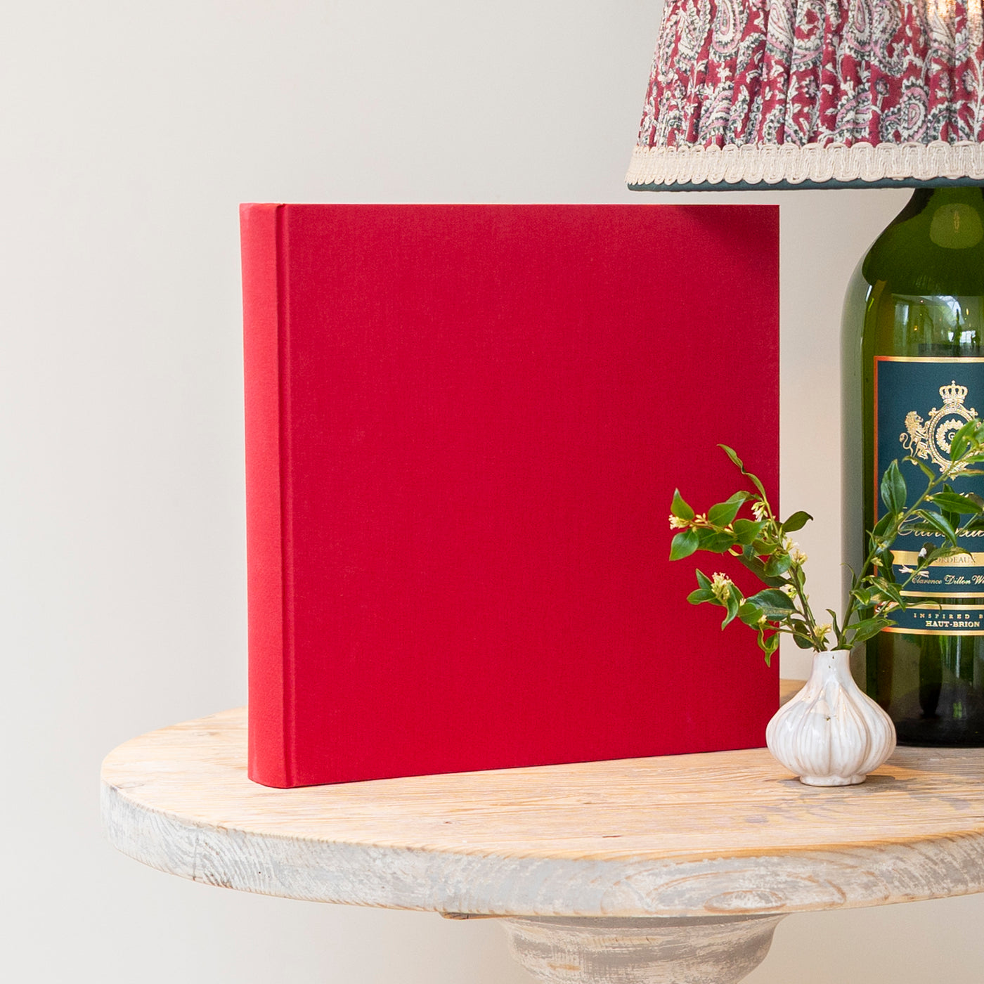 Large Square Linen Photo Album