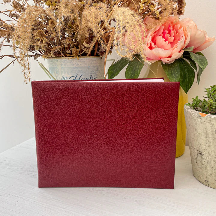 Moroccan Leather Book of Condolence