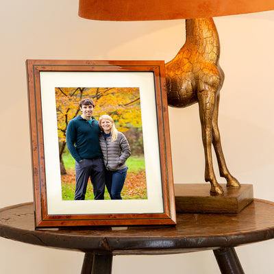 New Green Inlay Mounted Photo Frame